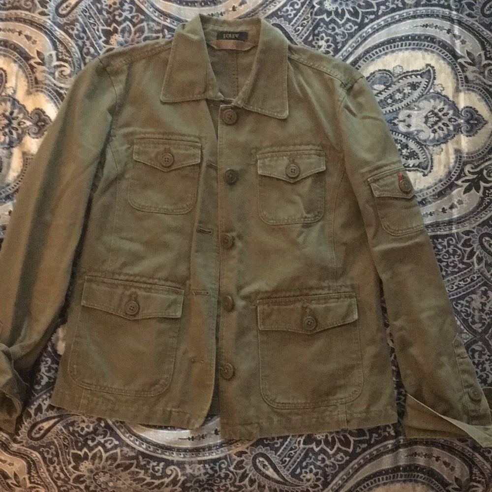 JCrew army green jacket